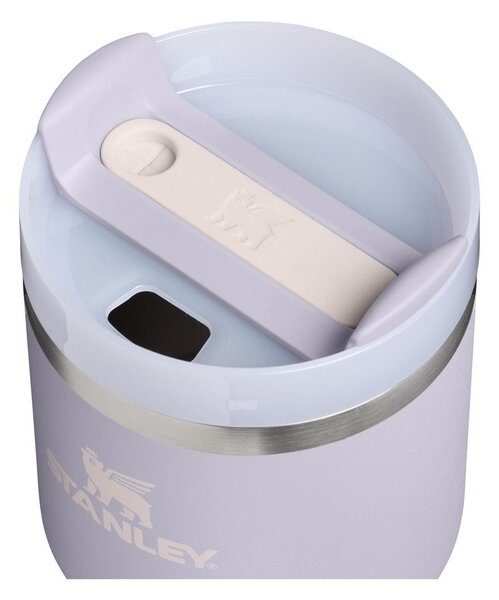 Termoska so slamkou z nehrdzavejúcej ocele v levanduľovej farbe 600 ml Quencher H2.O FlowState™ Tumbler Purple Dust – Stanley