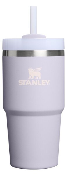 Termoska so slamkou z nehrdzavejúcej ocele v levanduľovej farbe 600 ml Quencher H2.O FlowState™ Tumbler Purple Dust – Stanley