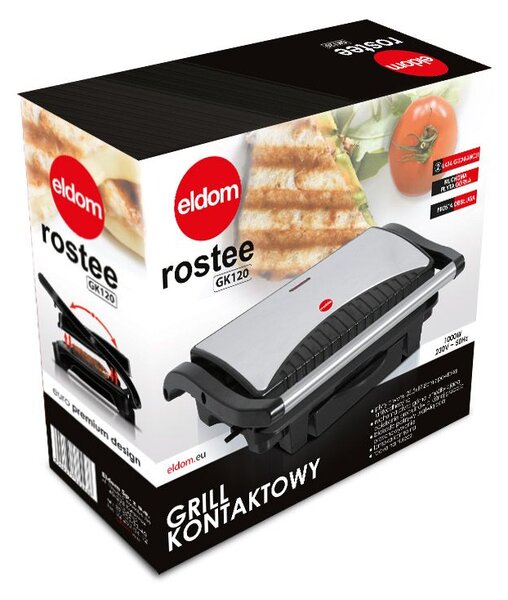 ELDOM Toustovač a gril ELDOM GK120 ROSTEE 1000W