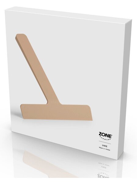 Béžová stierka s držiakom 22 cm Ume – Zone