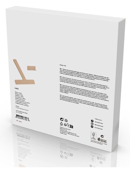 Béžová stierka s držiakom 22 cm Ume – Zone