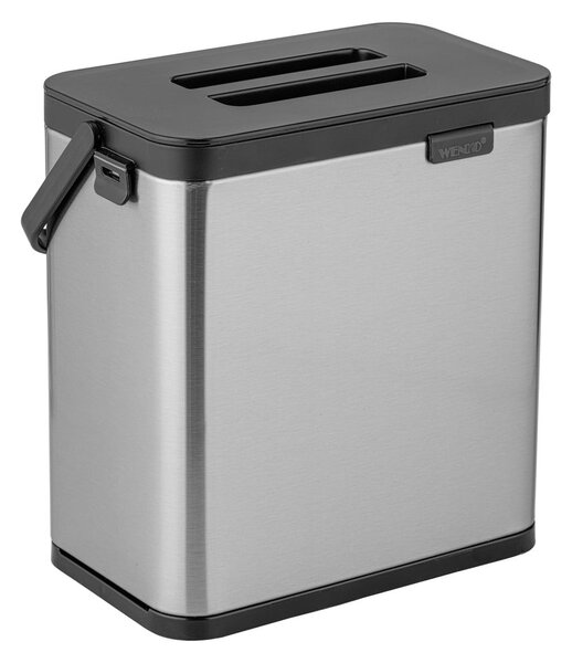 Nádoba na kompostovateľný odpad v matne striebornej farbe 3 l Colin – Wenko
