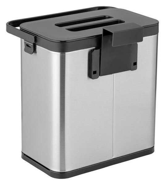 Nádoba na kompostovateľný odpad v matne striebornej farbe 3 l Colin – Wenko