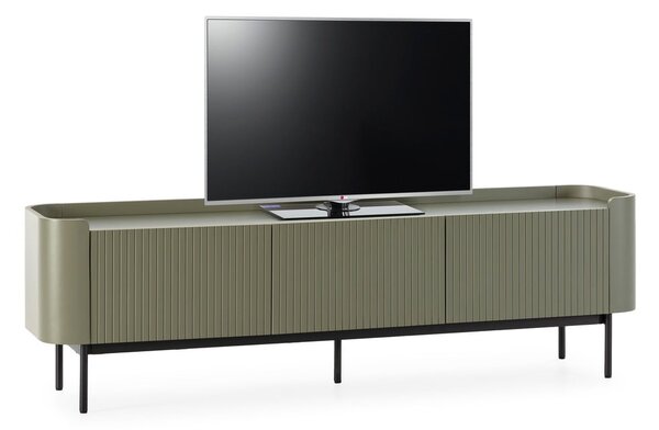 Zelený TV stolík 180x55x40 cm Willa – MOME