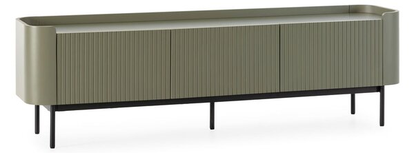 Zelený TV stolík 180x55x40 cm Willa – MOME