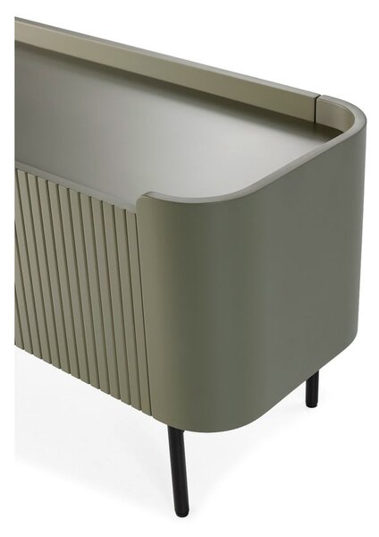 Zelený TV stolík 180x55x40 cm Willa – MOME