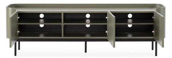Zelený TV stolík 180x55x40 cm Willa – MOME