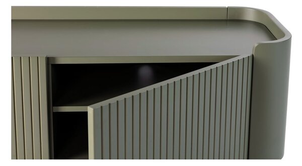 Zelený TV stolík 180x55x40 cm Willa – MOME