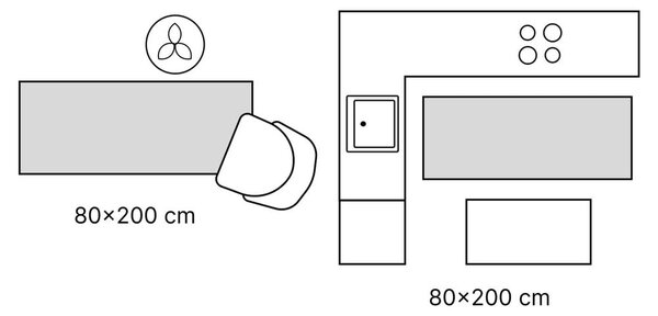 Hnedý ručne tkaný vlnený behúň 80x200 cm Scala – Villeroy&Boch