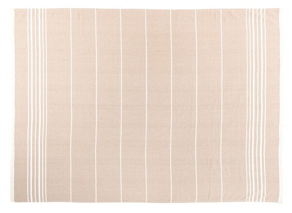 Béžová bavlnená deka 150x200 cm Solene – Tiseco Home Studio
