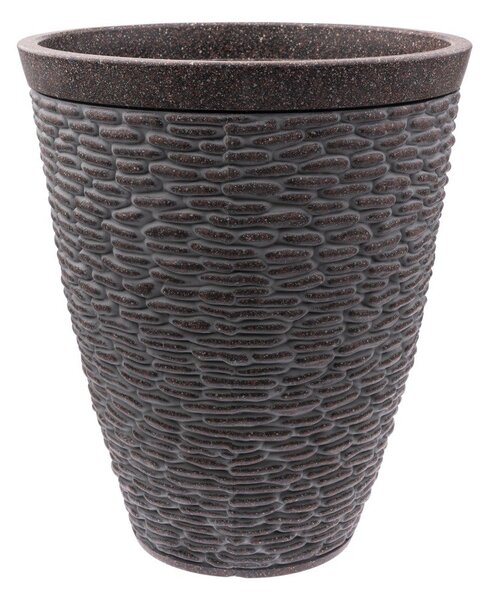 Kvetináč z recyklovaného plastu ø 38 cm – Dakls
