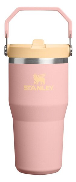 Broskyňová termoska z nehrdzavejúcej ocele 600 ml IceFlow™ Flip Straw 2.0 Tumbler Peach Rose – Stanley