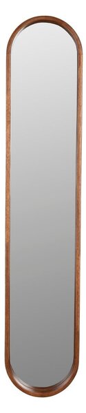 Nástenné zrkadlo s dreveným rámom 24x120 cm Nyko – White Label