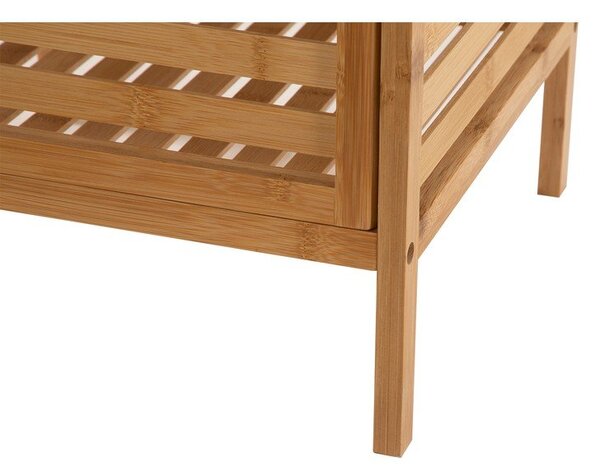 Bambusový kúpeľňový regál v prírodnej farbe 35x80 cm Auren – Essentials