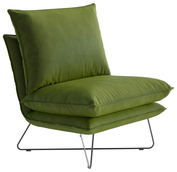 KRESLO 1 ks, textil, zelená Livetastic - Online Only obývacie izby, Online Only