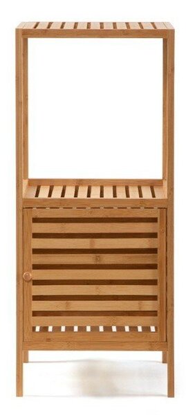Bambusový kúpeľňový regál v prírodnej farbe 35x80 cm Auren – Essentials
