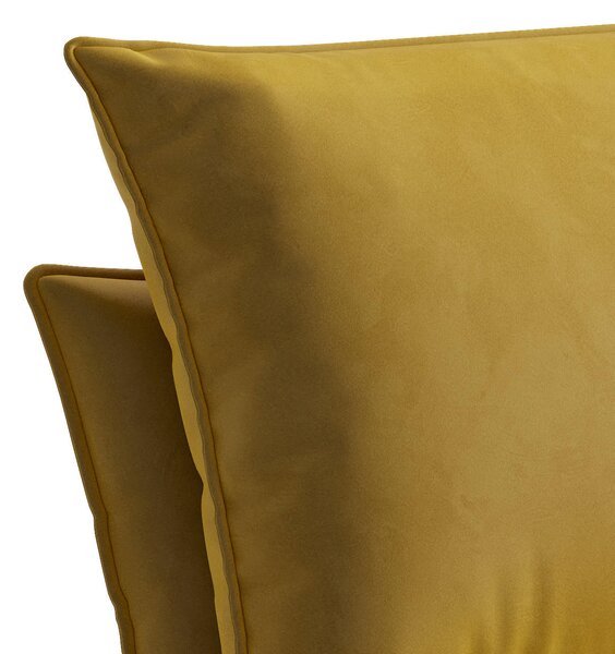 KRESLO 1 ks, textil, žltá Livetastic - Online Only obývacie izby, Online Only