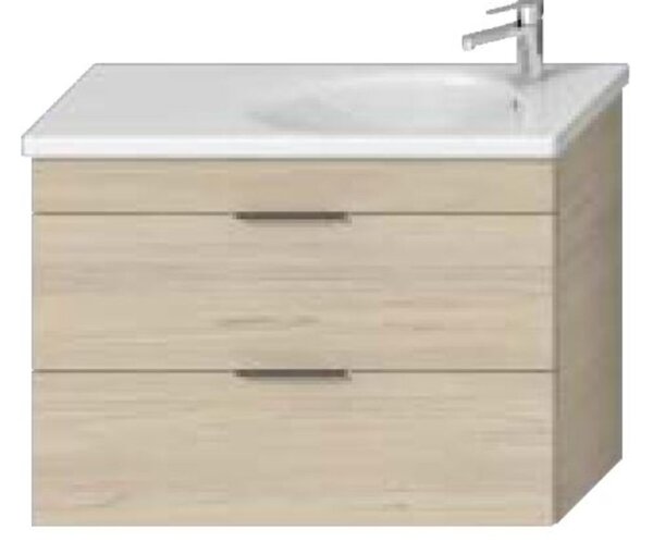 Kúpeľňová skrinka pod umývadlo Jika Tigo N 97x36,3x70,5 cm v dekore jaseň H40J2164015141