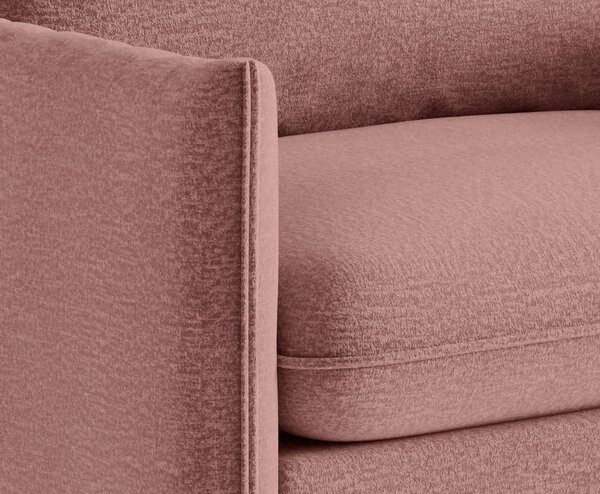 SEDACIA ZOSTAVA, textil, staroružová Livetastic - Online Only obývacie izby, Online Only