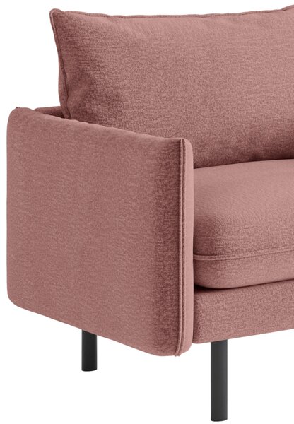 SEDACIA ZOSTAVA, textil, staroružová Livetastic - Online Only obývacie izby, Online Only