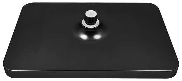 Obdĺžniková dažďová sprcha REA JS-032 Black