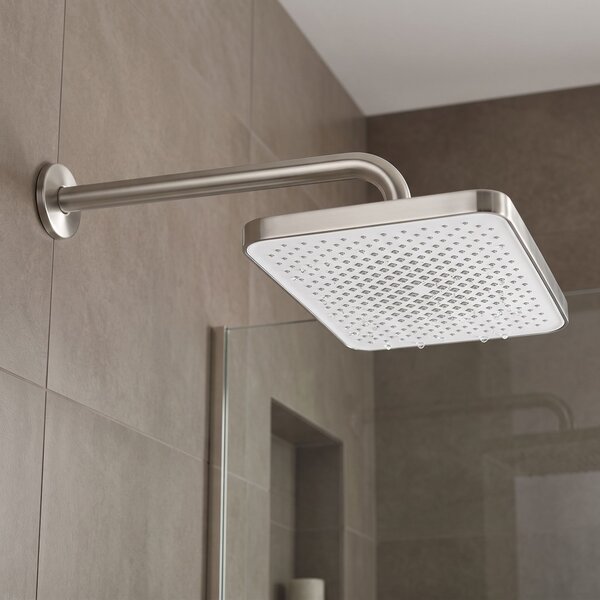 Obdĺžniková dažďová sprcha REA JS-032 Brushed Nickel