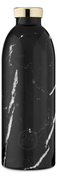 24Bottles Fľaša na vodu Clima 0,85l, black marble