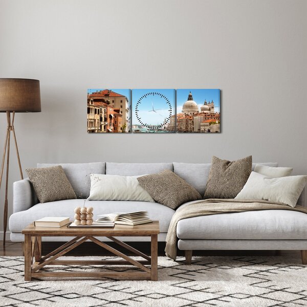Obraz - Venice (s hodinami) (90x30 cm)
