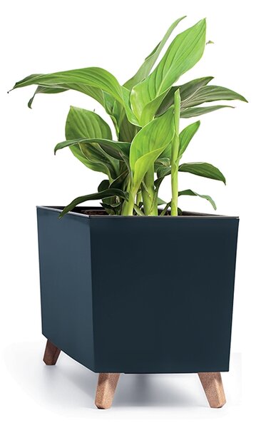Plastový kvetináč na nožičkách DUC800N 77 cm - biela