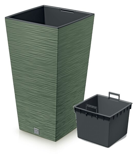 Plastový kvetináč DFSH350 34,5 cm - zelená