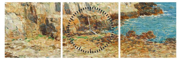 Obraz - Childe Hassam, A North East Headland, reprodukcia (s hodinami) (90x30 cm)