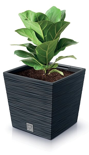 Plastový kvetináč DFS240 24 cm - biela