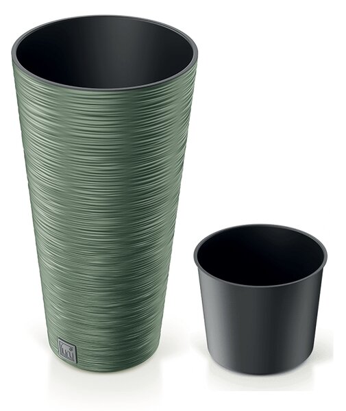 Plastový kvetináč DFRH250 25 cm - zelená