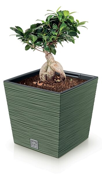 Plastový kvetináč DFS240 24 cm - biela