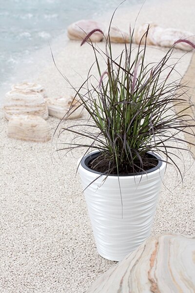 Plastový kvetináč DBSA350 34,5 cm - antracit