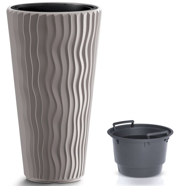 Plastový kvetináč DPSP300 29,7 cm - mocca