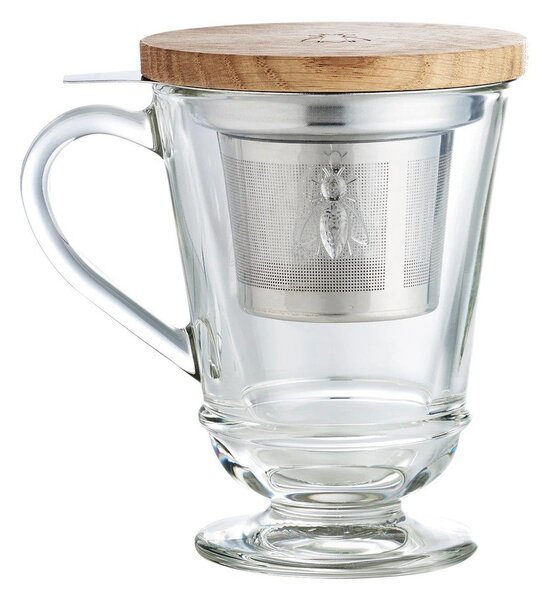 Sklenený hrnček so sitkom 270 ml Abeille – La Rochére