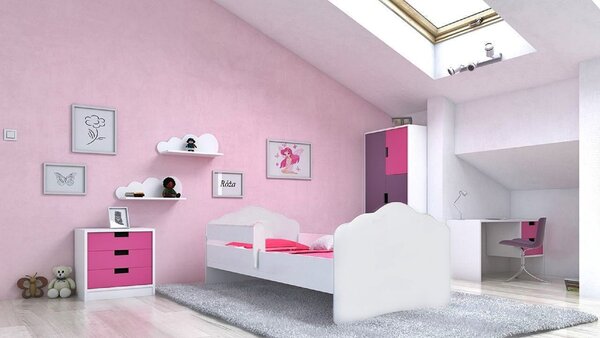 Detská posteľ s matracom Camos B 80x160 cm - biela