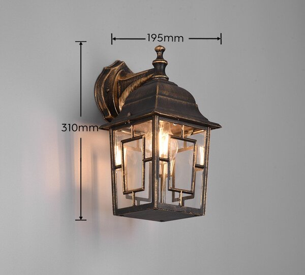 Vonkajšie svietidlo (výška 30 cm) Volturno – Trio