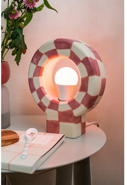 Ružová stolová lampa (výška 23,5 cm) Vialini – Bloomingville