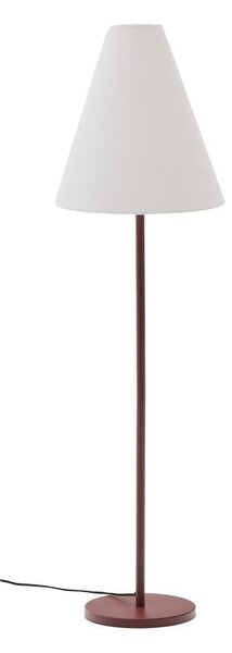 Stojacia lampa v terakotovej farbe s textilným tienidlom (výška 153 cm) Navat – Kave Home