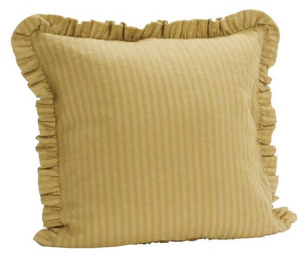 Poťah na vankúš Ruffled Light Yellow 50 × 50 cm