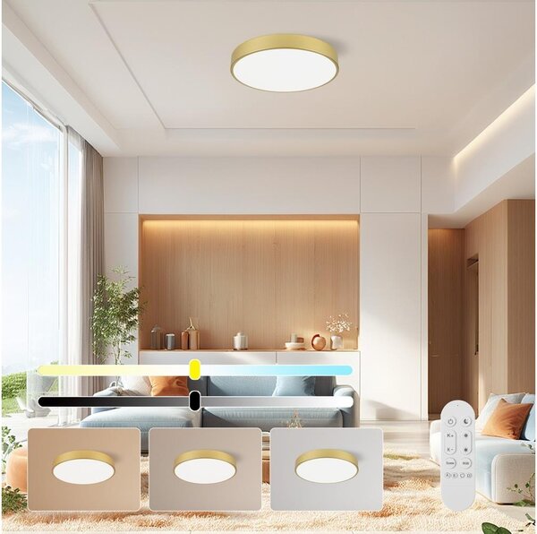 Immax NEO 07292L - LED+CCT stmievateľné stropné svietidlo SEMPLICI 36W/230V pr. 40 cm+DO