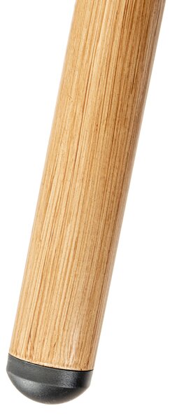 Ratanová dvojsedačka Haldon - čierna / prírodná / tmavosivá