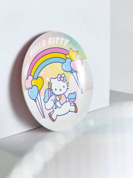 Sinsay - Keramický tanier Hello Kitty - viacfarebná