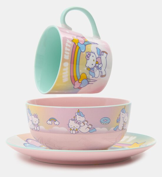 Sinsay - Keramický tanier Hello Kitty - viacfarebná