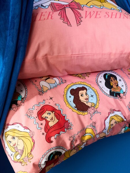 Sinsay - Bavlnená posteľná súprava Disney Princess - ružová