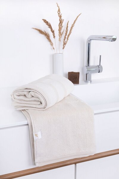 Uterák Devon Beige světlý Béžová světlá Bavlna 70/140