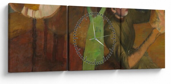 Obraz - Edgar Degas, The Millinery Shop, reprodukcia (s hodinami) (90x30 cm)