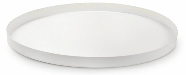 Dekoratívny podnos CIRVIA Ø31,5 cm, biely
